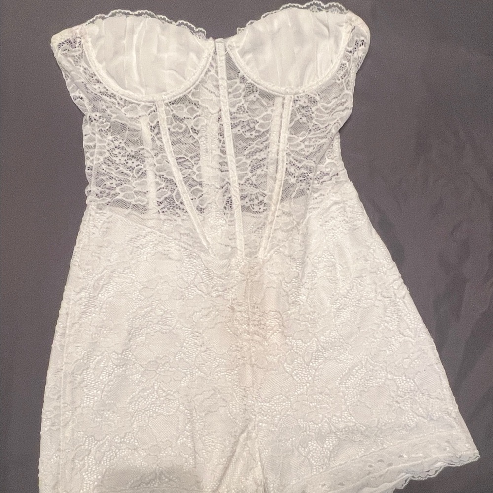 Outcast lace playsuit
